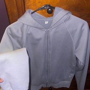 Uniqlo hoodie size small, bluish gray